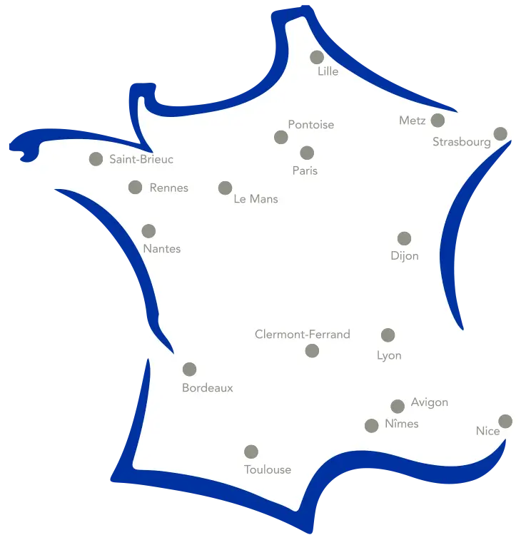Carte France JAIF Carte France JAIF